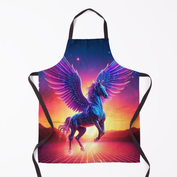 Item preview, Synthwave Pegasus designed and sold by Unwind-Art-Work.