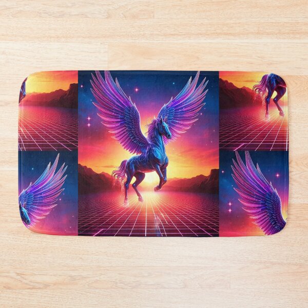 Item preview, Synthwave Pegasus designed and sold by Unwind-Art-Work.