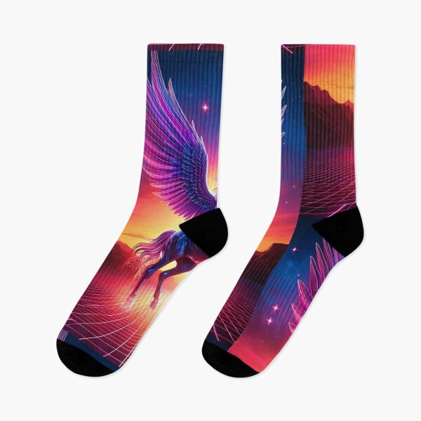 Item preview, Synthwave Pegasus designed and sold by Unwind-Art-Work.