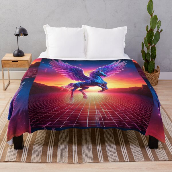 Item preview, Synthwave Pegasus designed and sold by Unwind-Art-Work.