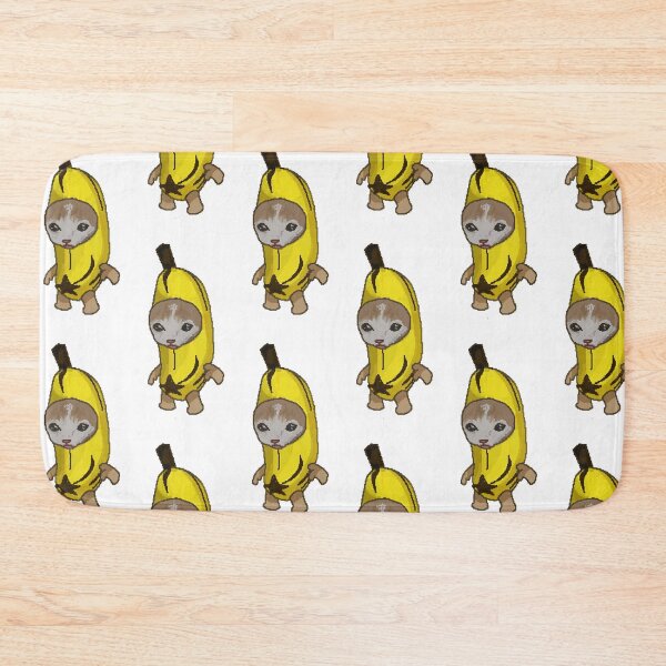 Item preview, Banana Cat Meme Pixel Art designed and sold by Asutip.