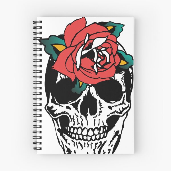 Item preview, rose flower leaf skull old school tattoo 311 M designed and sold by Achille3777.