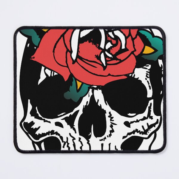 Item preview, rose flower leaf skull old school tattoo 311 M designed and sold by Achille3777.