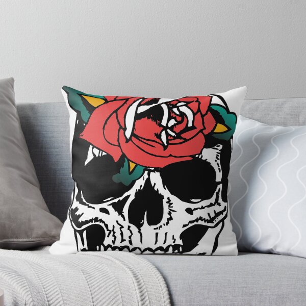 Item preview, rose flower leaf skull old school tattoo 311 M designed and sold by Achille3777.