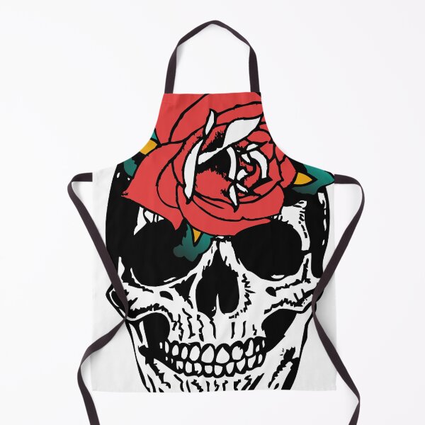Item preview, rose flower leaf skull old school tattoo 311 M designed and sold by Achille3777.