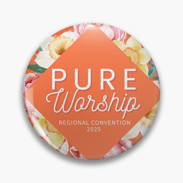 Item preview, Copy of PURE WORSHIP REGIONAL CONVENTION 2025 - floral orange design designed and sold by Yesido.