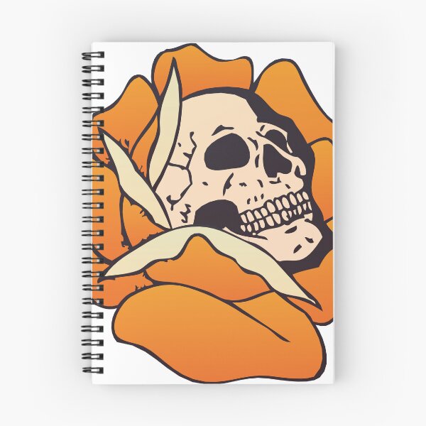 Item preview, pink flower skull skull old school tattoo 1909 I designed and sold by Achille3777.
