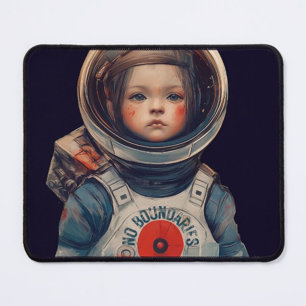 Item preview, No Boundaries. Inspiring futuristic space girl. designed and sold by Shoot-The-Moon.
