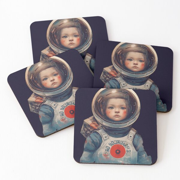 Item preview, No Boundaries. Inspiring futuristic space girl. designed and sold by Shoot-The-Moon.