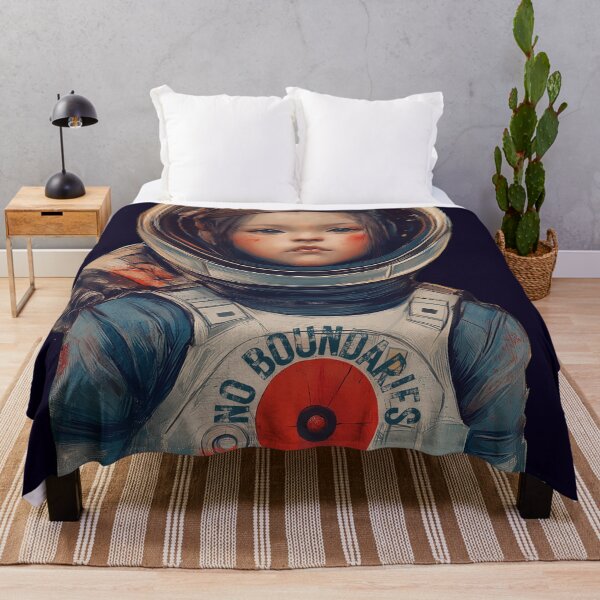 Item preview, No Boundaries. Inspiring futuristic space girl. designed and sold by Shoot-The-Moon.