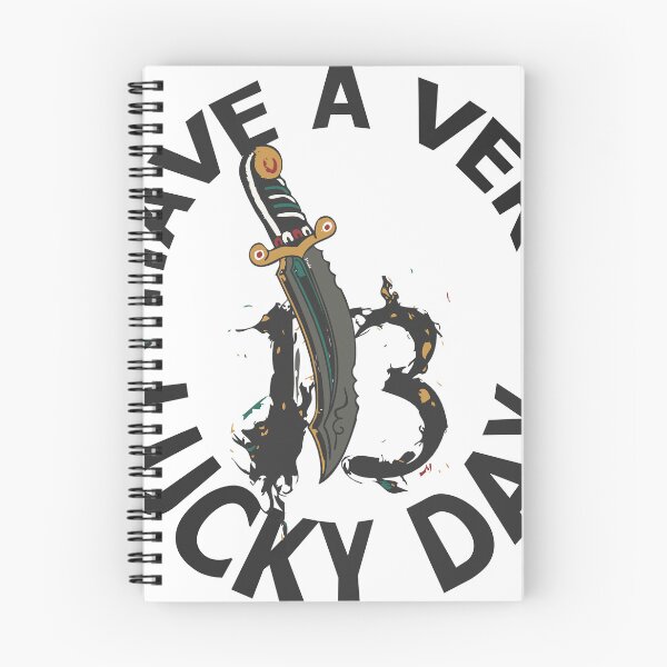 Item preview, dagger knife 13 number tattoo have a very lucky day 2911 W designed and sold by Achille3777.