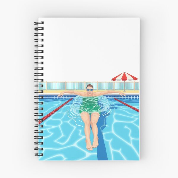 Item preview, Swimmer in pool designed and sold by GasconyPassion.