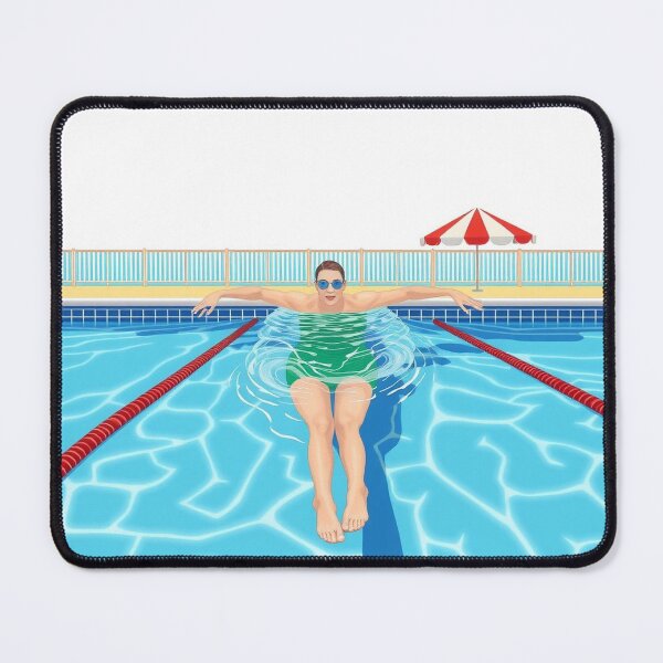 Item preview, Swimmer in pool designed and sold by GasconyPassion.