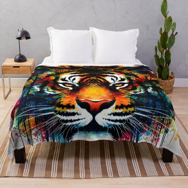 Item preview, tiger face, tigress, siberian tiger designed and sold by TrueArtVibes.