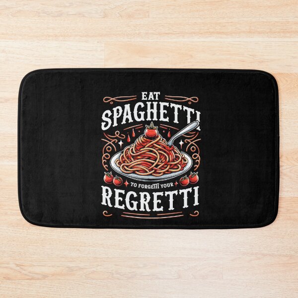 Item preview, Eat Spaghetti To Forgetti Your Regretti Pasta Italian Foodie designed and sold by Dressed For  Duty.