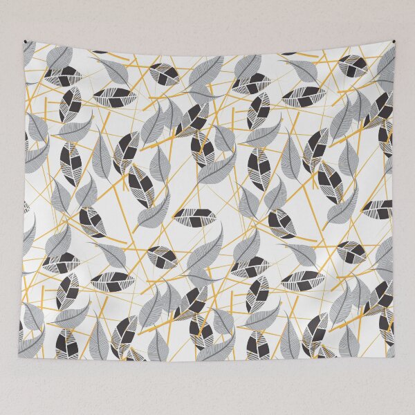 Item preview,  Contemporary Geometric Leaf Pattern designed and sold by Faissal Thomass.