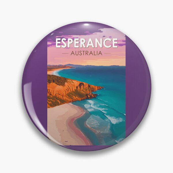 Item preview, Esperance Australia Travel Art Vintage designed and sold by KrisSidDesigns.