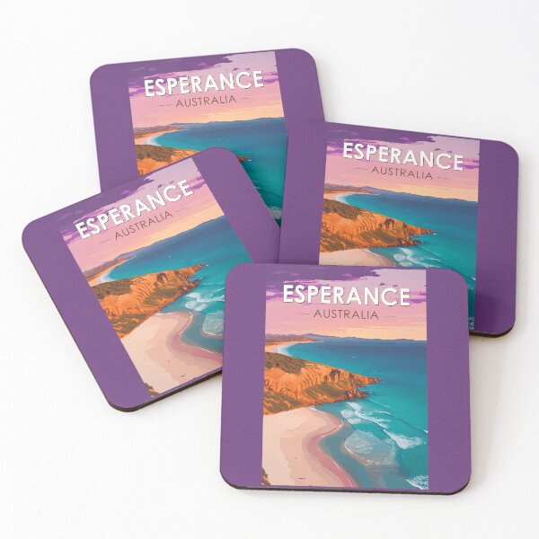Item preview, Esperance Australia Travel Art Vintage designed and sold by KrisSidDesigns.