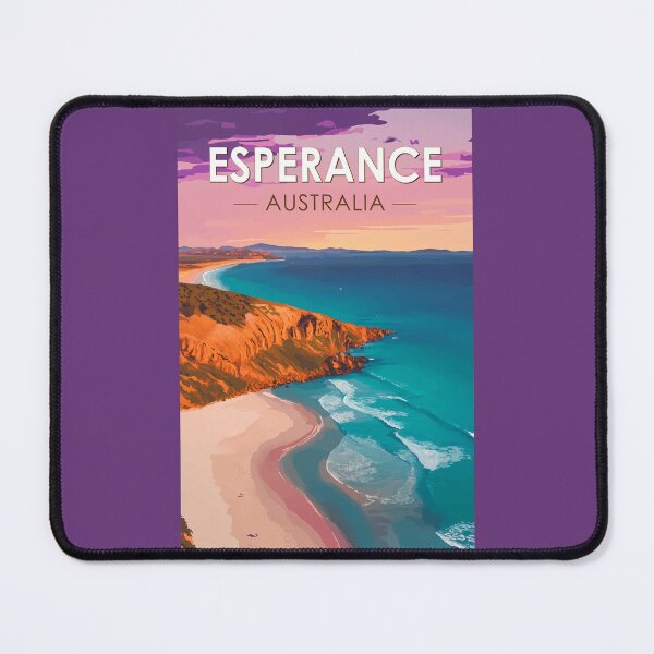 Item preview, Esperance Australia Travel Art Vintage designed and sold by KrisSidDesigns.