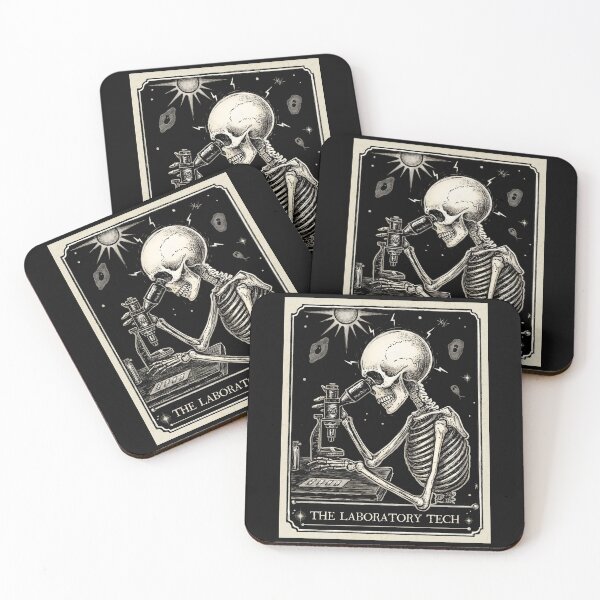Item preview, The laboratory technician, lab tech tarot - medical laboratory designed and sold by HaggisVitae.