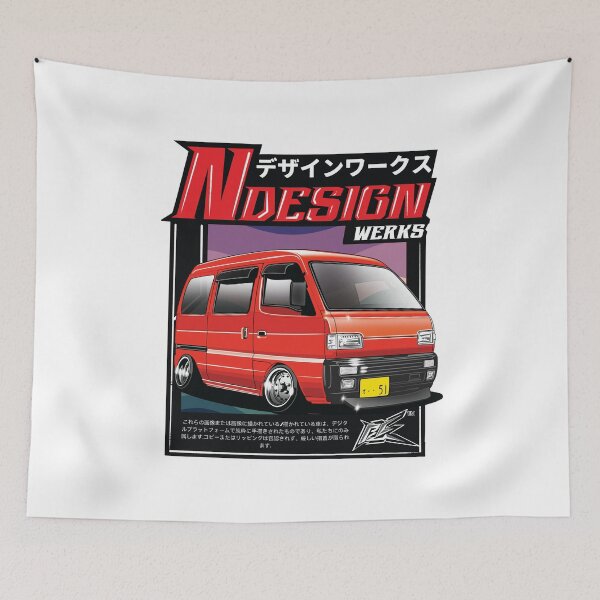 Item preview, suzuki every van red designed and sold by NaquashM.