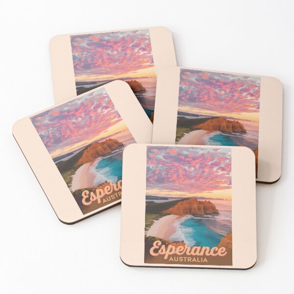 Item preview, Esperance Australia Illustration Travel Art Vintage designed and sold by KrisSidDesigns.
