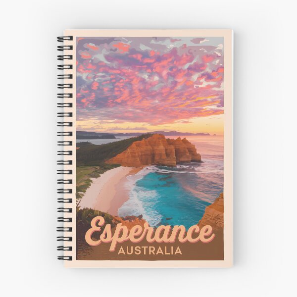 Item preview, Esperance Australia Illustration Travel Art Vintage designed and sold by KrisSidDesigns.