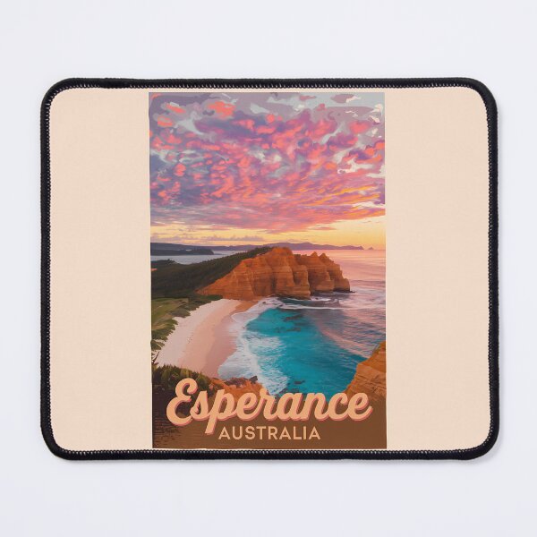 Item preview, Esperance Australia Illustration Travel Art Vintage designed and sold by KrisSidDesigns.