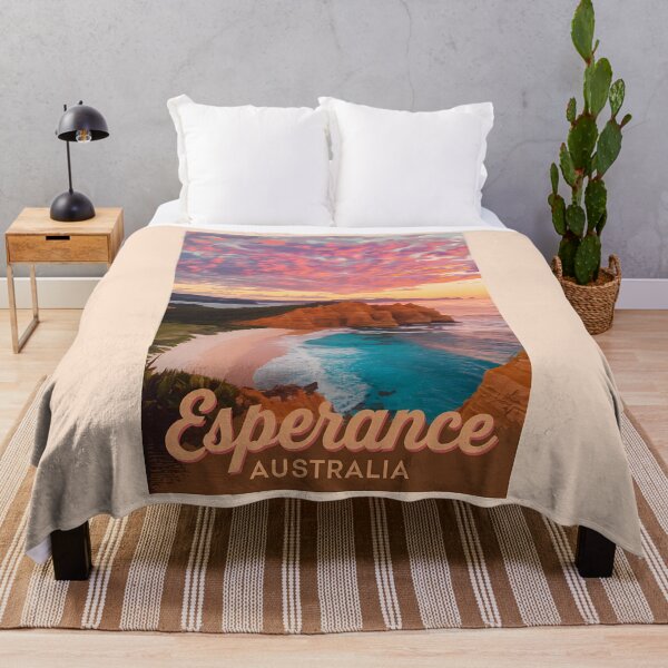 Item preview, Esperance Australia Illustration Travel Art Vintage designed and sold by KrisSidDesigns.