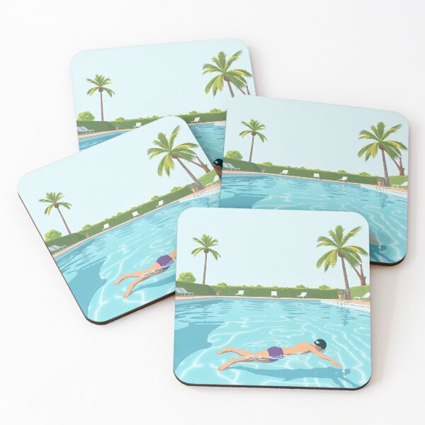 Item preview, Swimmer meditating designed and sold by GasconyPassion.