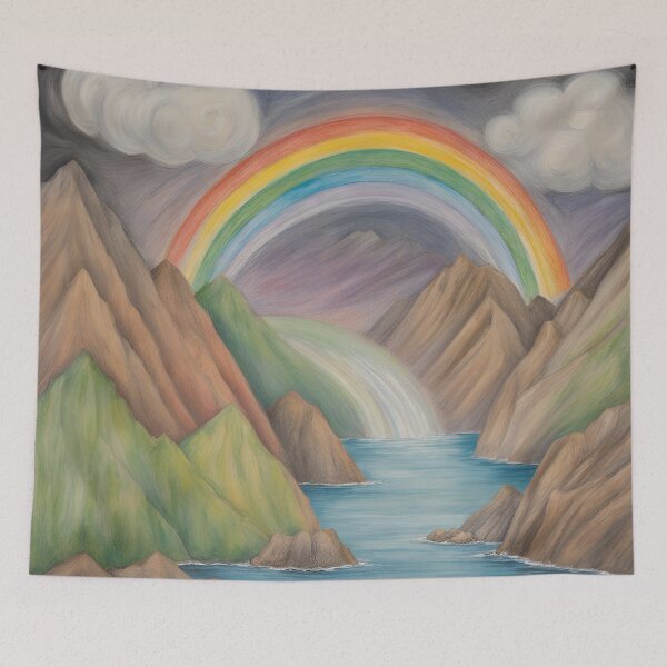 Item preview, Folk Art Rainbow Beauty designed and sold by Our Bible Journey.