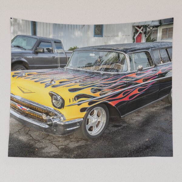 Item preview, 1957 Black Chevrolet Bel Air Nomad Station Wagon X100 designed and sold by RichFrancoCars.