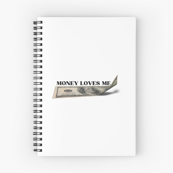 Item preview, Money Loves Me - Motivational Dollar Design for Entrepreneurs - Be rich designed and sold by BetterMindsTees.