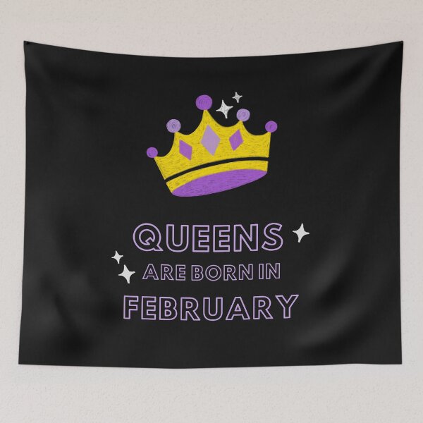 Item preview, Queens are born in February designed and sold by likeforcode.