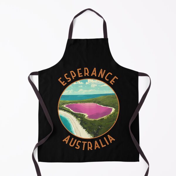 Item preview, Esperance Australia Lake Hillier Retro Distressed Circle designed and sold by KrisSidDesigns.