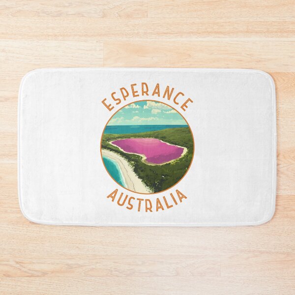 Item preview, Esperance Australia Lake Hillier Retro Distressed Circle designed and sold by KrisSidDesigns.