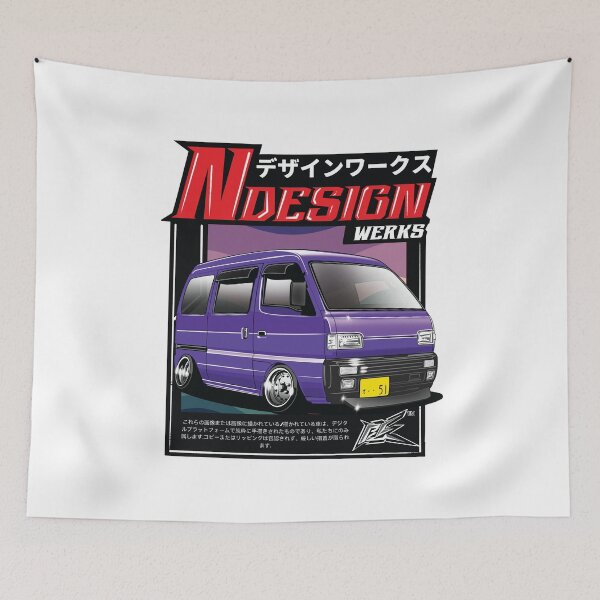 Item preview, suzuki every van purple  designed and sold by NaquashM.