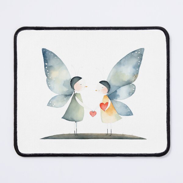 Item preview, Watercolor girls butterfly, watercolor butterfly, valentine day, love, adorable animals designed and sold by Victoria Riabov.