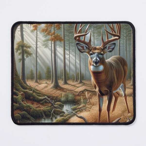 Item preview, Whitetail Deer Hunting, Trophy Buck in Forest designed and sold by LifeCrush.