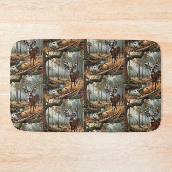 Item preview, Whitetail Deer Hunting, Trophy Buck in Forest designed and sold by LifeCrush.
