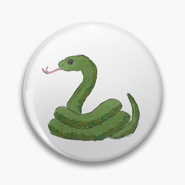 Item preview, Green Snake - Rough Sketch Style designed and sold by mariannamorais.