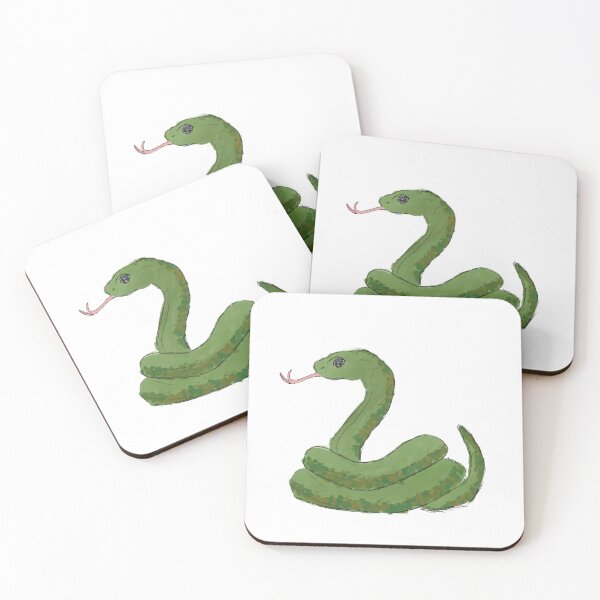 Item preview, Green Snake - Rough Sketch Style designed and sold by mariannamorais.