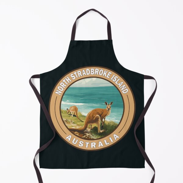 Item preview, North Stradbroke Island Travel Art Badge designed and sold by KrisSidDesigns.