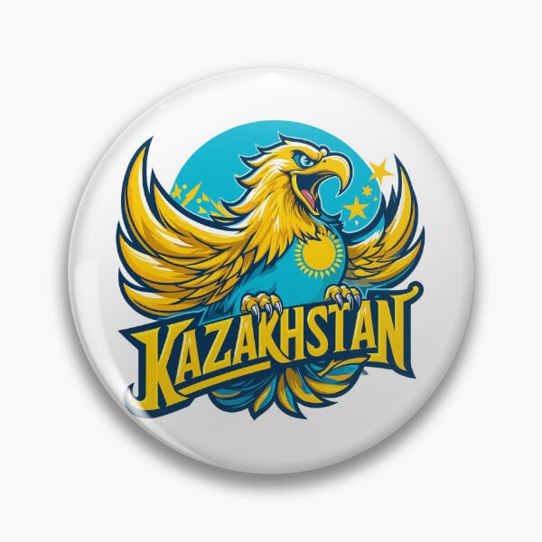 Item preview, Kazakhstan Eagle Sun Flag Banner Gift designed and sold by Pineapple-Tree.
