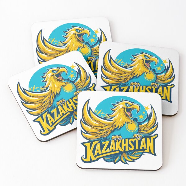 Item preview, Kazakhstan Eagle Sun Flag Banner Gift designed and sold by Pineapple-Tree.