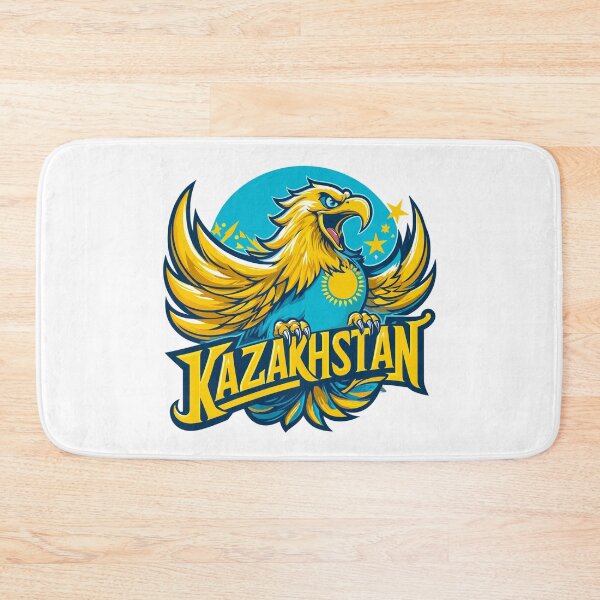 Item preview, Kazakhstan Eagle Sun Flag Banner Gift designed and sold by Pineapple-Tree.