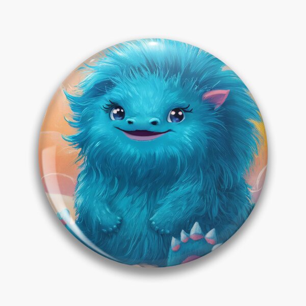 Item preview, adorable fluffy monster designed and sold by camelsvg.