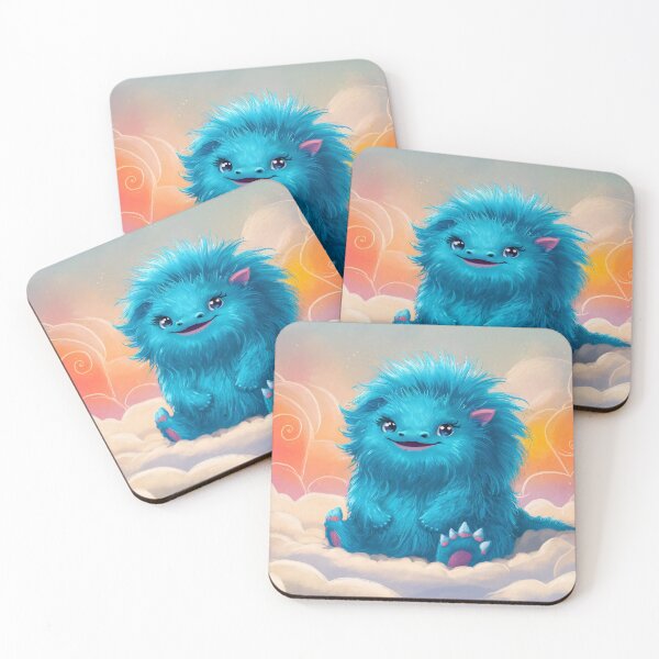 Item preview, adorable fluffy monster designed and sold by camelsvg.