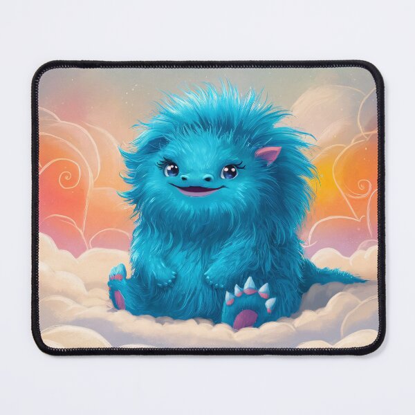 Item preview, adorable fluffy monster designed and sold by camelsvg.