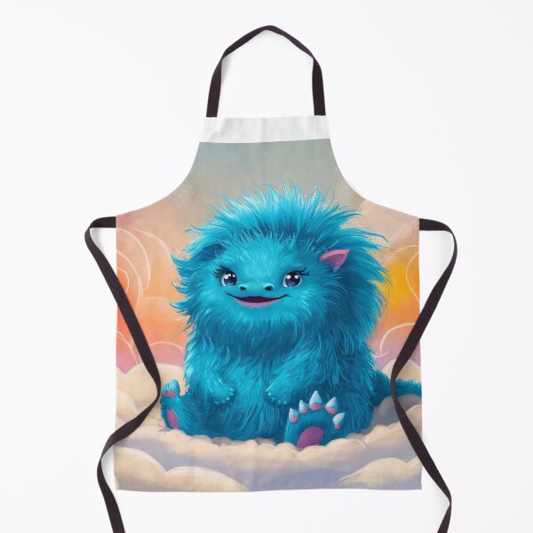 Item preview, adorable fluffy monster designed and sold by camelsvg.